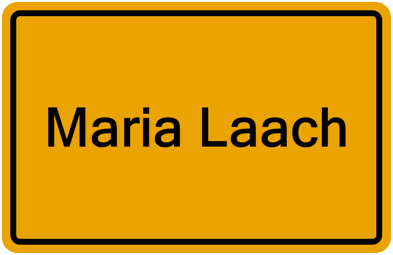 Handelsregisterauszug Maria Laach